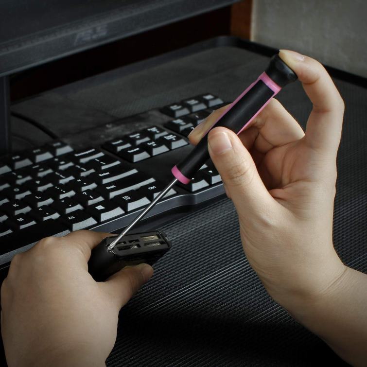 106 Pcs Lady's Home Repairing Tool Set with Wide Mouth Open Storage Bag 8884L245 Helpful WORKPRO Tool