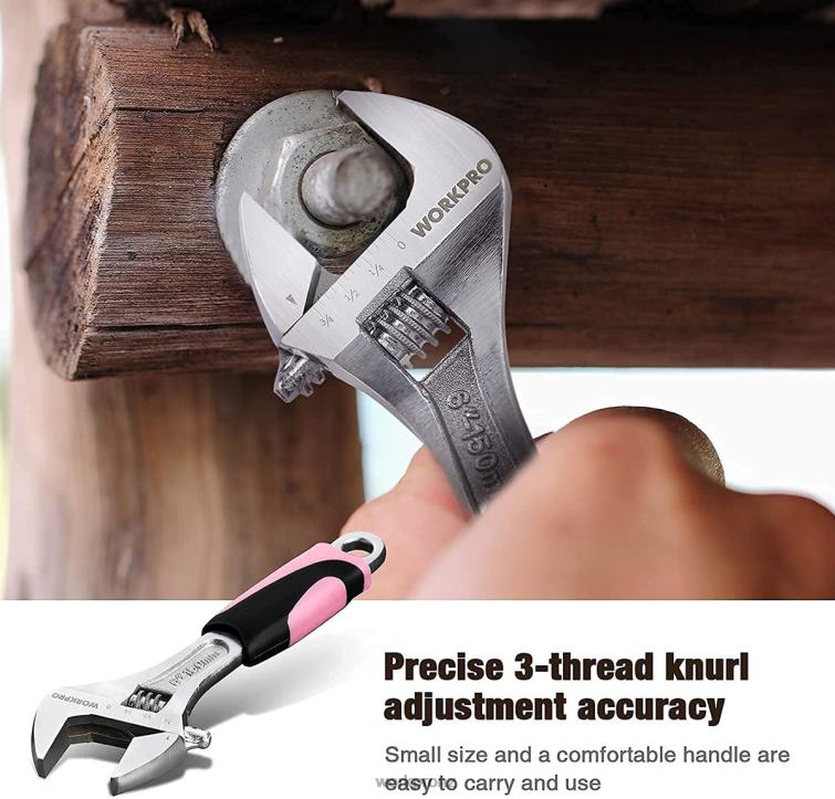 10 Pcs Household Tools Kit for Women with Screwdriver Bits Holder Set 8884L243 Pink WORKPRO Tool