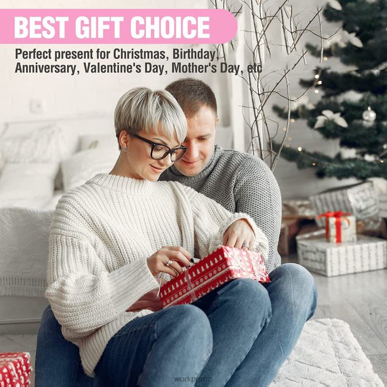 52 Pcs Tool Set, Home Women's Tool Set with Storage Tool Box, Basic Tool Set - Ribbon 8884L249 Pink WORKPRO Tool