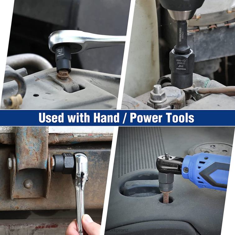 15 Pcs Impact Bolt & Nut Remover Set 8884L128 Useful WORKPRO Tool