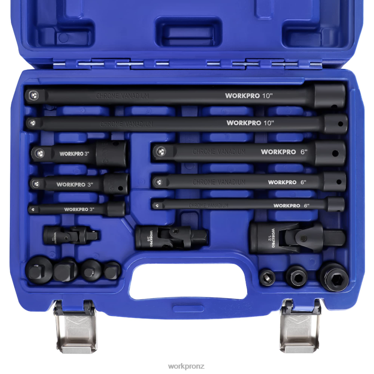 18 Pcs Drive Tool Accessory Set 8884L137 Morden WORKPRO Tool