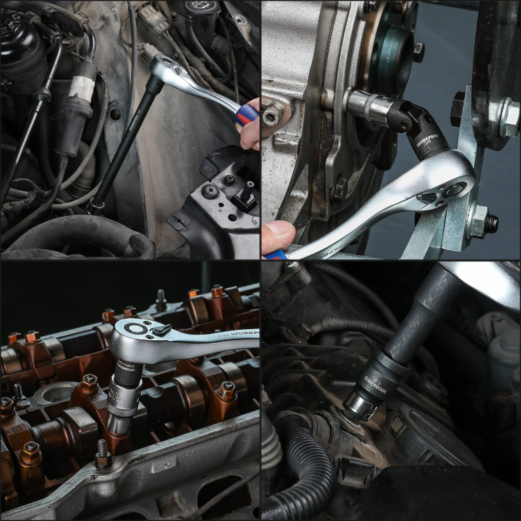 18 Pcs Drive Tool Accessory Set 8884L137 Morden WORKPRO Tool