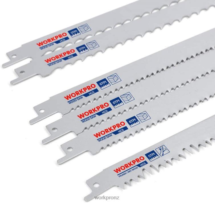 32 Pcs Reciprocating Saw Blade Set with Organizer Pouch 8884L138 Useful WORKPRO Tool