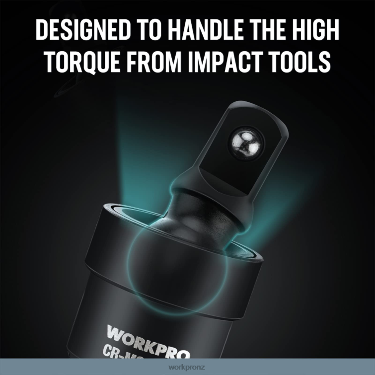 3 Piece-Impact Universal Joint Set 8884L148 Helpful WORKPRO Tool