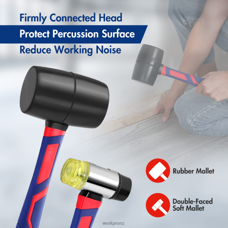 5 Pcs Hammer Set 8884L136 Morden WORKPRO Tool