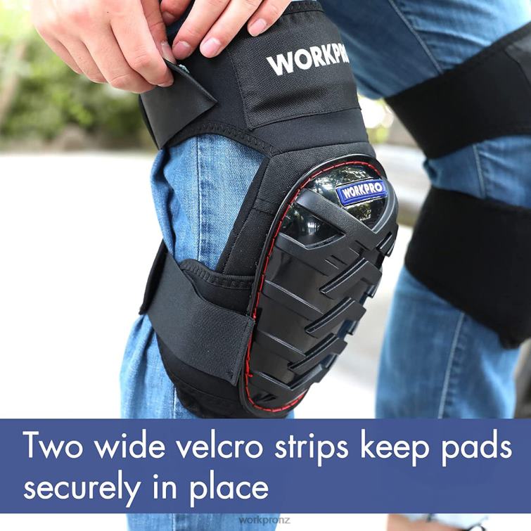 Gel Knee Pads with Anti-Slip Straps, Professional Kneepads for Work 8884L129 Morden WORKPRO Tool