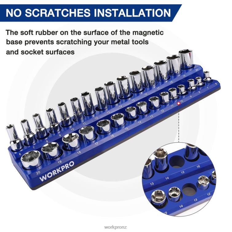 Magnetic Receptacle Organizer Set of 6 8884L126 Morden WORKPRO Tool