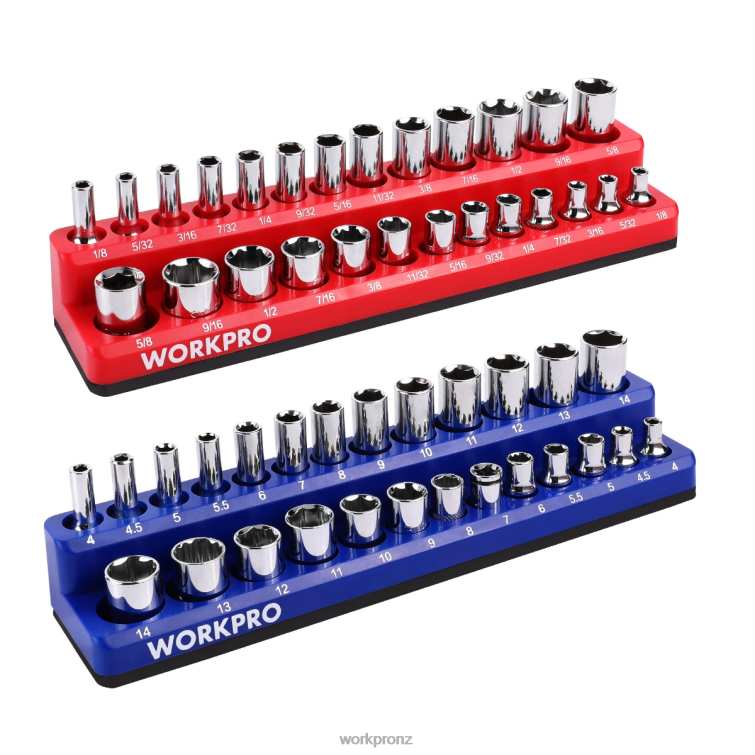 Magnetic Socket Organizer Set 8884L131 New WORKPRO Tool
