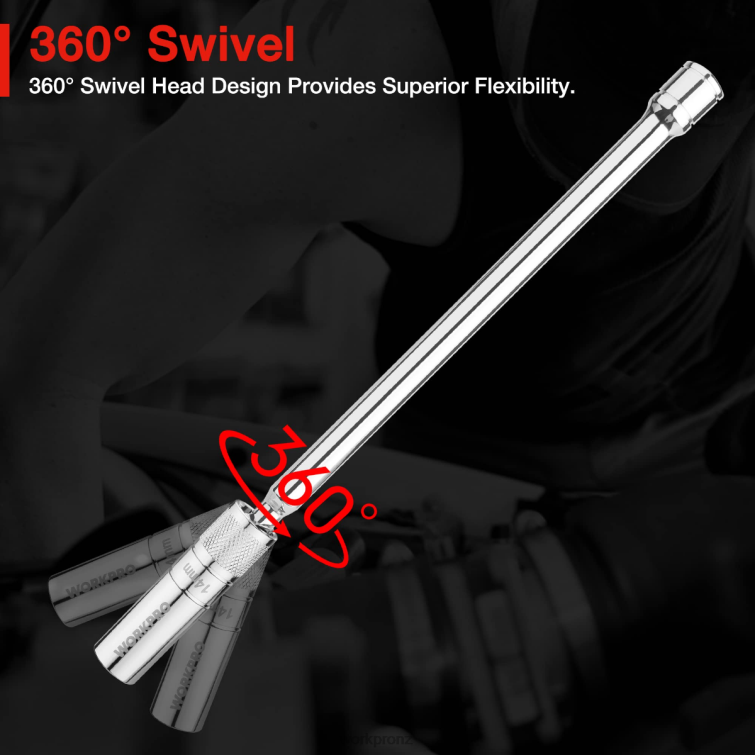 Magnetic Swivel Spark Plug With Thin Wall Socket 8884L144 Morden WORKPRO Tool