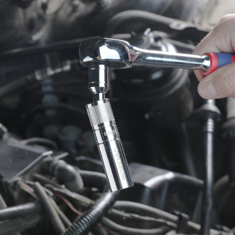 Magnetic Swivel Spark Plug With Thin Wall Socket 8884L145 Useful WORKPRO Tool