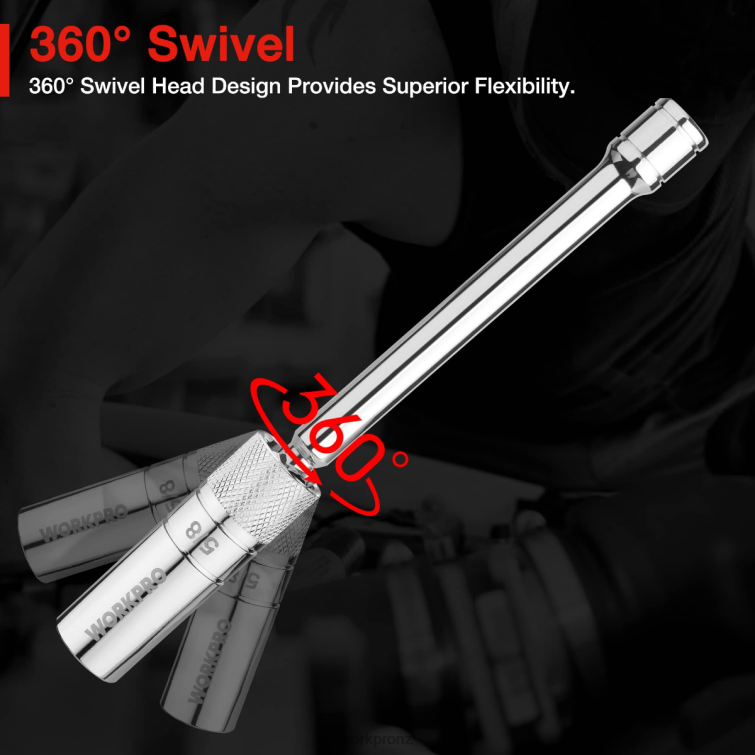 Magnetic Swivel Spark Plug With Thin Wall Socket 8884L146 Morden WORKPRO Tool