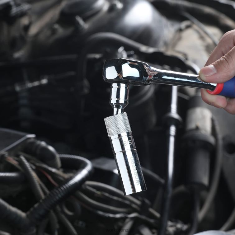 Magnetic Swivel Spark Plug With Thin Wall Socket 8884L147 Helpful WORKPRO Tool