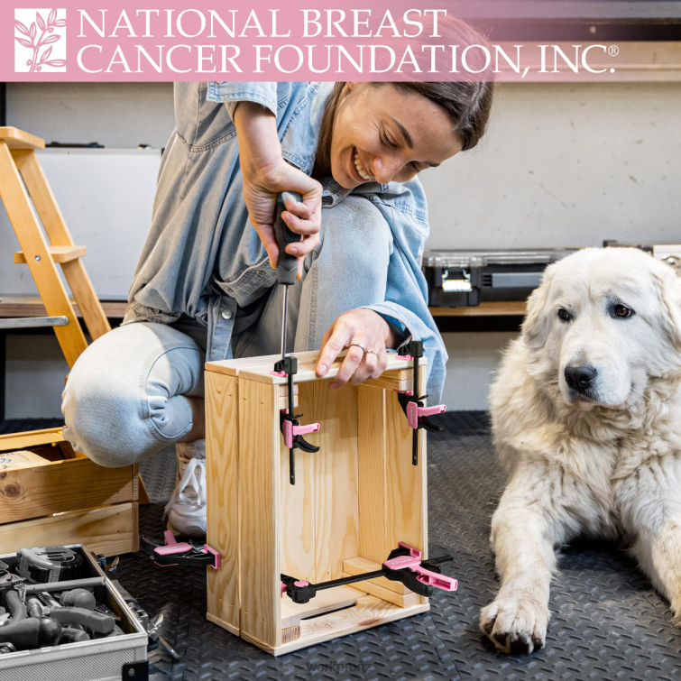 4-Pcs Mini One-Handed Clamp/Spreader for Woodworking 8884L120 Helpful WORKPRO Tool