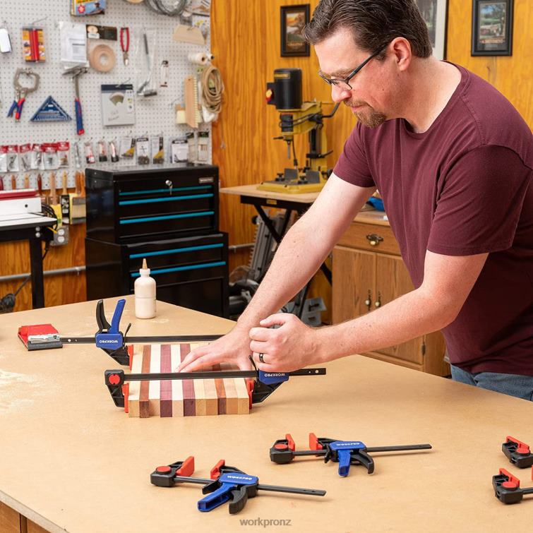 Bar Clamps for Woodworking, 150/300lbs CAP 8884L121 New WORKPRO Tool