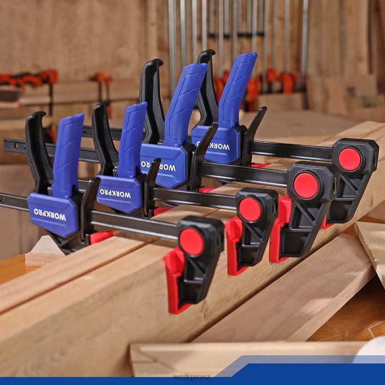 Bar Clamps for Woodworking, 150/300lbs CAP 8884L121 New WORKPRO Tool