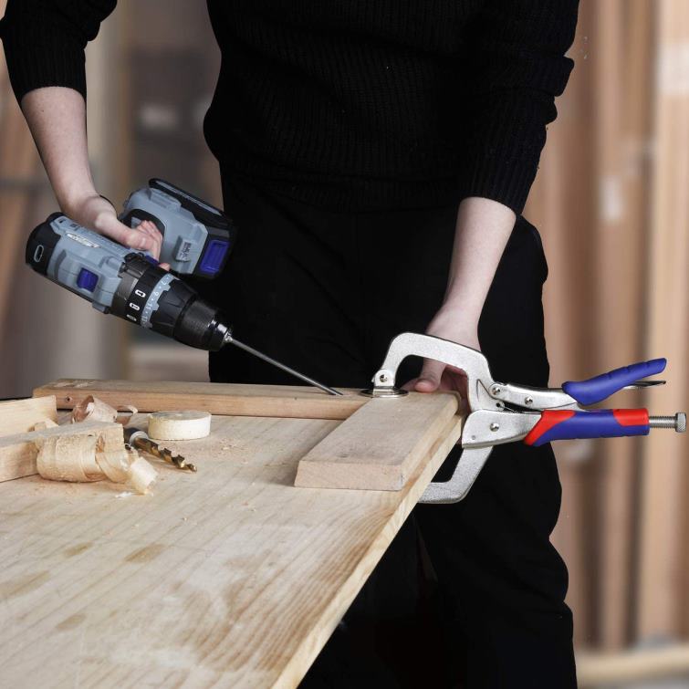 Face Clamp Metal Pocket Hole Clamp for Woodworking and Jig Pocket Hole 8884L116 Morden WORKPRO Tool