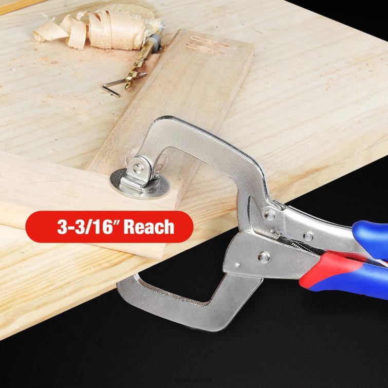 Face Clamp Metal Pocket Hole Clamp for Woodworking and Jig Pocket Hole 8884L116 Morden WORKPRO Tool