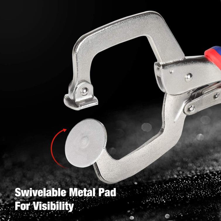 Face Clamp Metal Pocket Hole Clamp for Woodworking and Jig Pocket Hole 8884L116 Morden WORKPRO Tool