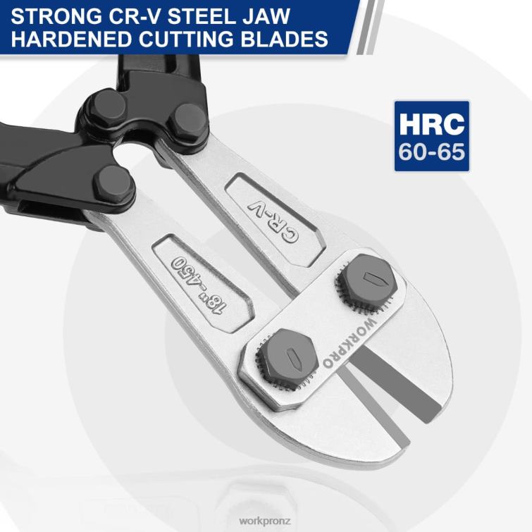 14/18 Inch Bolt Cutter, Tri-Material Handle with Comfort Grip 8884L156 New WORKPRO Tool