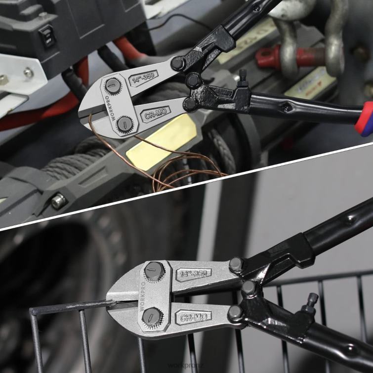 14/18 Inch Bolt Cutter, Tri-Material Handle with Comfort Grip 8884L156 New WORKPRO Tool