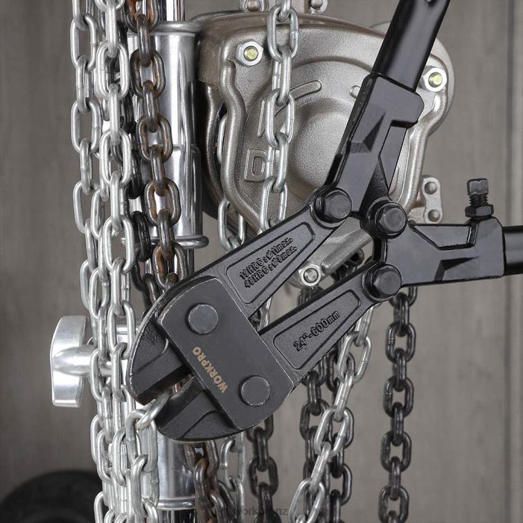 Bolt Cutter, 24-Inch, Chrome Vanadium Steel Blade for Cutting Pad Locks 8884L160 Useful WORKPRO Tool