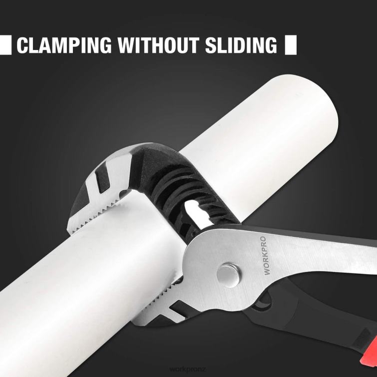 3 Pcs Adjustable Multipurpose Groove Joint Pliers Set 8884L68 New WORKPRO Tool