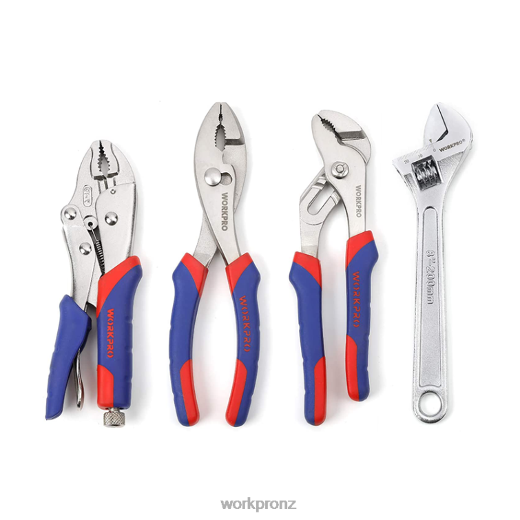 4 Pcs Pliers Set Home Maintenance Tool Kit 8884L79 Useful WORKPRO Tool