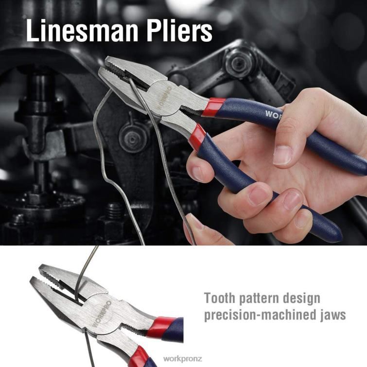 7 Pcs Multifunction Pliers Set for DIY & Home Use 8884L63 New WORKPRO Tool