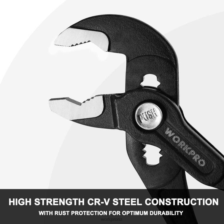 Groove Joint Pliers with Comfort Grip 8884L71 Helpful WORKPRO Tool