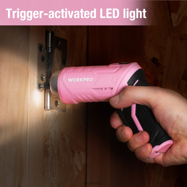 18 Pcs General Home Tool Kit 8884L102 Pink/Blue WORKPRO Tool