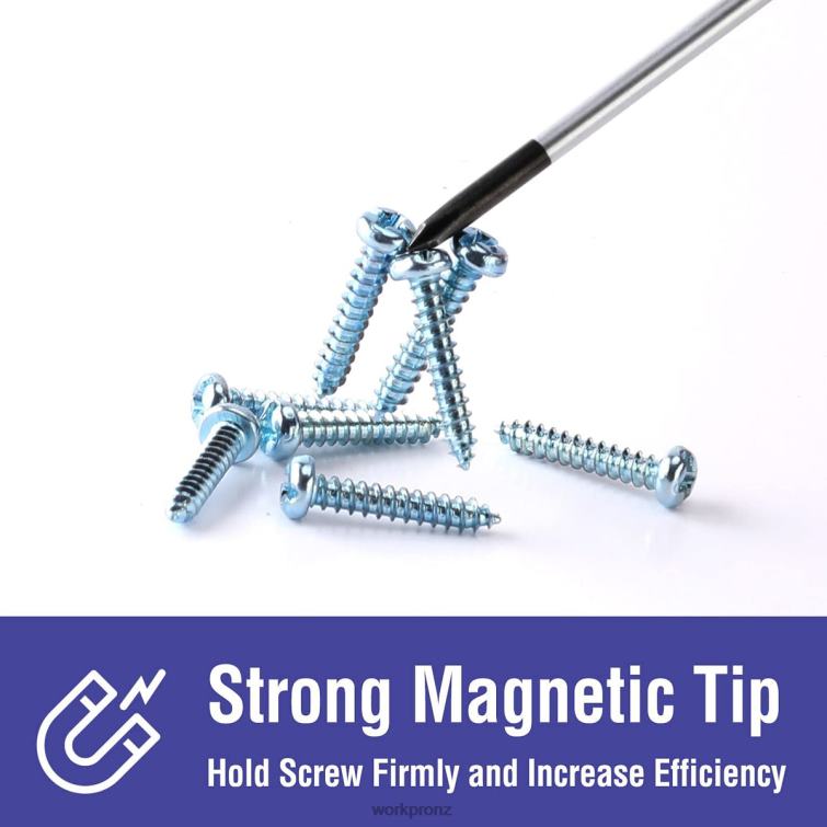 Magnetic Screwdriver Set, 16 Pcs Torx Slotted Phillips Precision Screwdrivers with Magnetizer 8884L98 New WORKPRO Tool