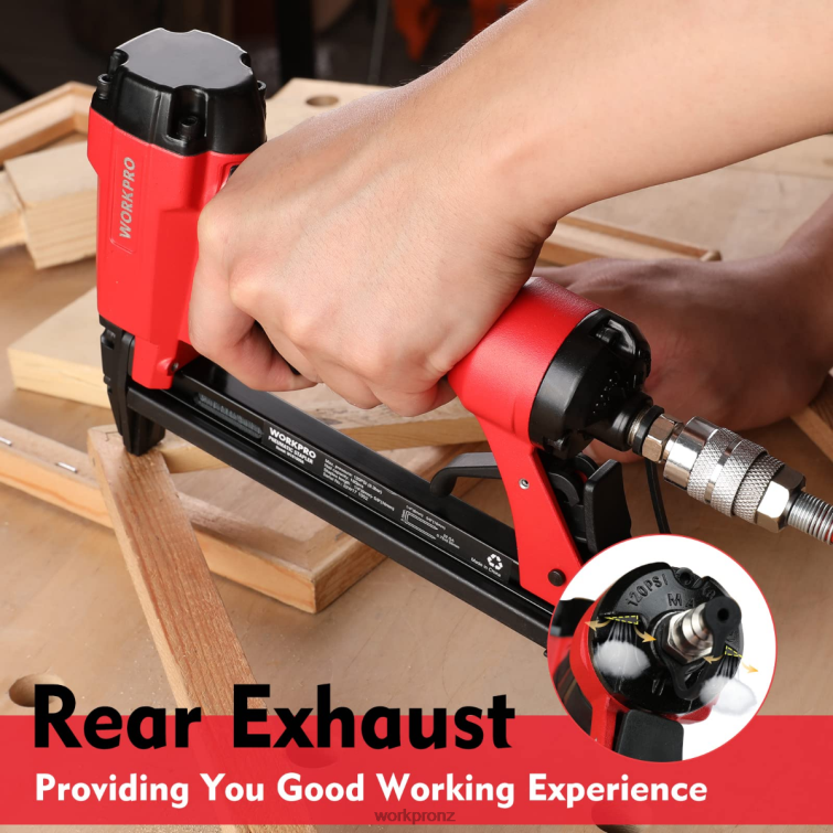 Pneumatic Staple Gun, 8016/7116 Upholstery Stapler 8884L182 Morden WORKPRO Tool