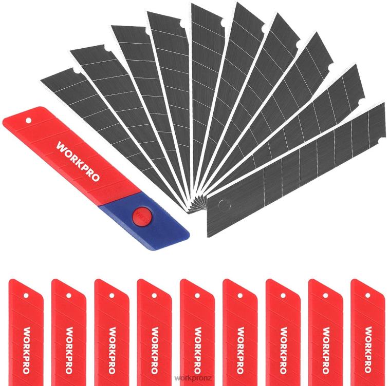 18mm Snap-off Blades SK5 Steel Replacement Blade Fits Pack of 100 8884L53 Useful WORKPRO Tool