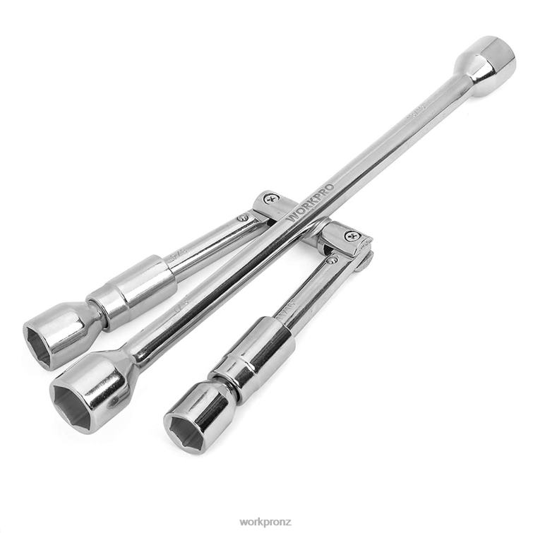 14-Inch Universal Folding Lug 4-Way Cross Wrench 8884L90 Helpful WORKPRO Tool