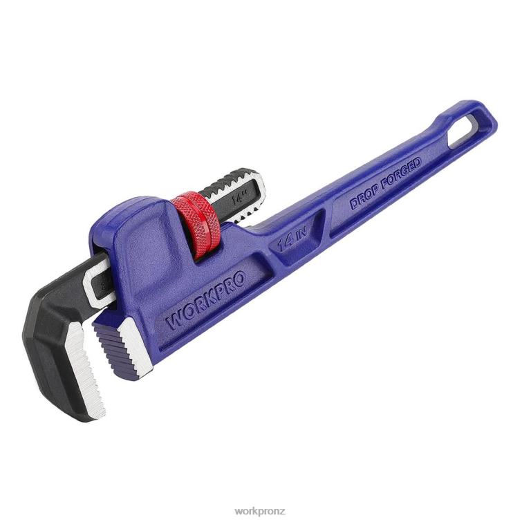 14-inch Heavy Duty Straight Plumbing Wrench 8884L89 Useful WORKPRO Tool