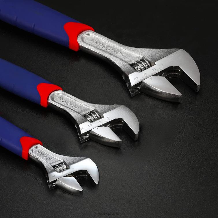 3 Pcs Adjustable Wrench Set 8884L83 Morden WORKPRO Tool