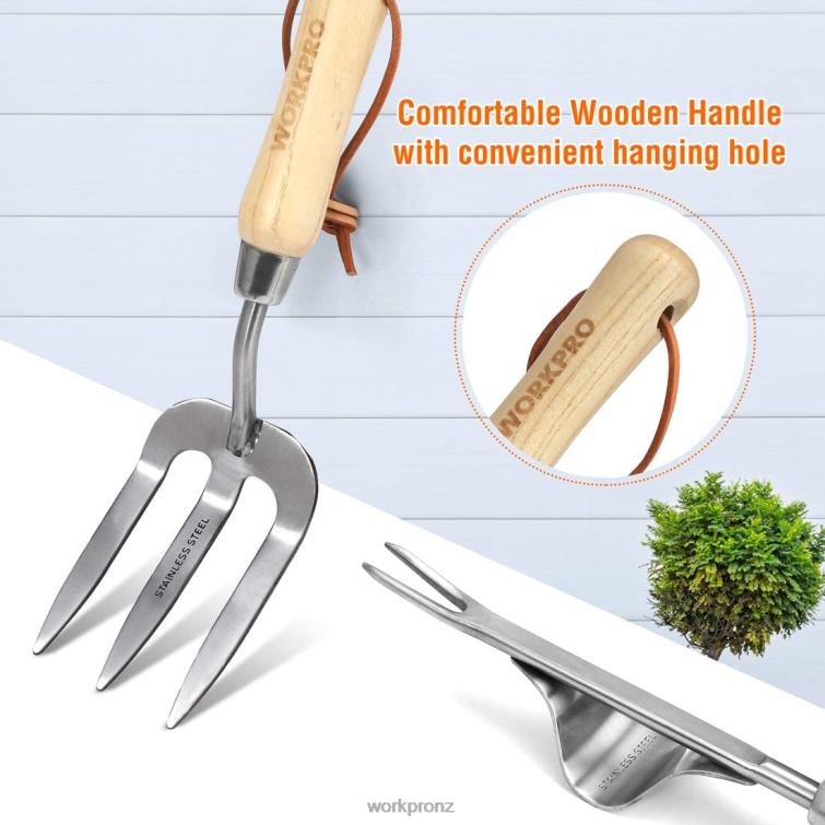 7 Pcs Stainless Steel Heavy Duty Garden Tools Set 8884L274 Morden WORKPRO Tool