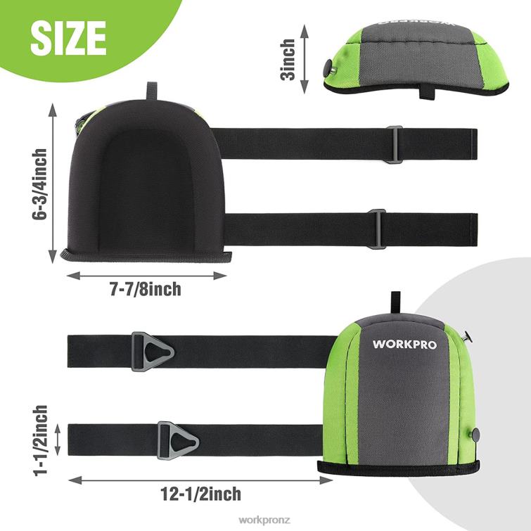 Garden Flooring Kneepads with Foam Padding 8884L272 Useful WORKPRO Tool