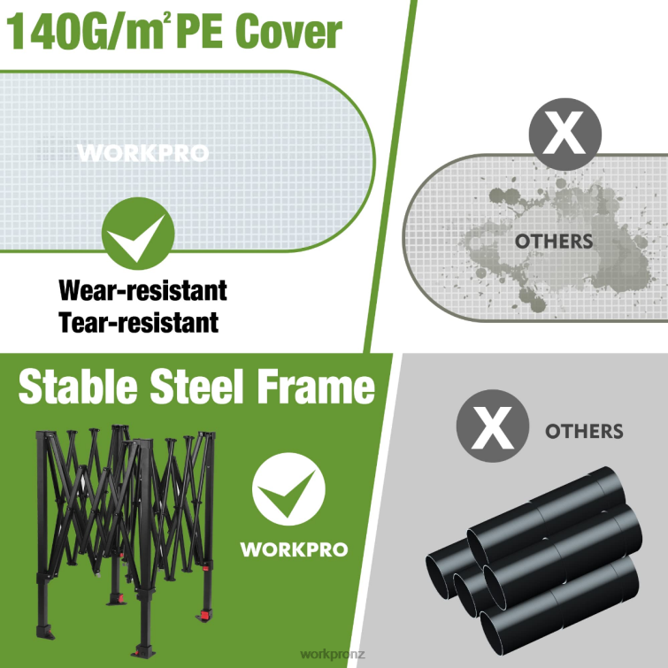 Portable Walk-in Greenhouse 8884L279 Morden WORKPRO Tool