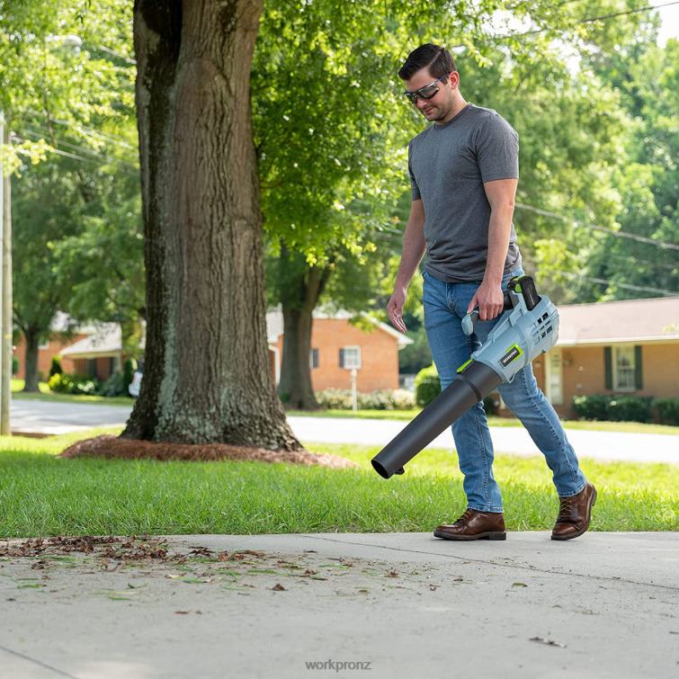 20V Cordless Leaf Blower with 5 Adjustable Speeds 4.0Ah Larger Capacity Battery and Quick Charger Included 8884L292 Helpful WORKPRO Tool