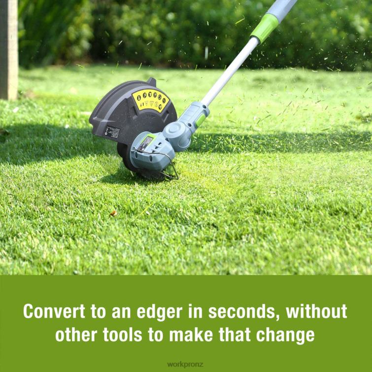 20V Cordless String Trimmer / Edger 12-inch with 2Ah Lithium-Ion Battery 1 Hour Quick Charger 16.4ft Trimmer Line Included 8884L293 Helpful WORKPRO Tool