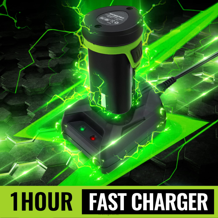 2 in 1 12V Electric Cordless Grass Hedge Shear & Handheld Shrubbery Trimmer, with 2.0Ah Rechargeable Lithium-Ion Battery and 1 Hour Fast Charger 8884L301 Morden WORKPRO Tool