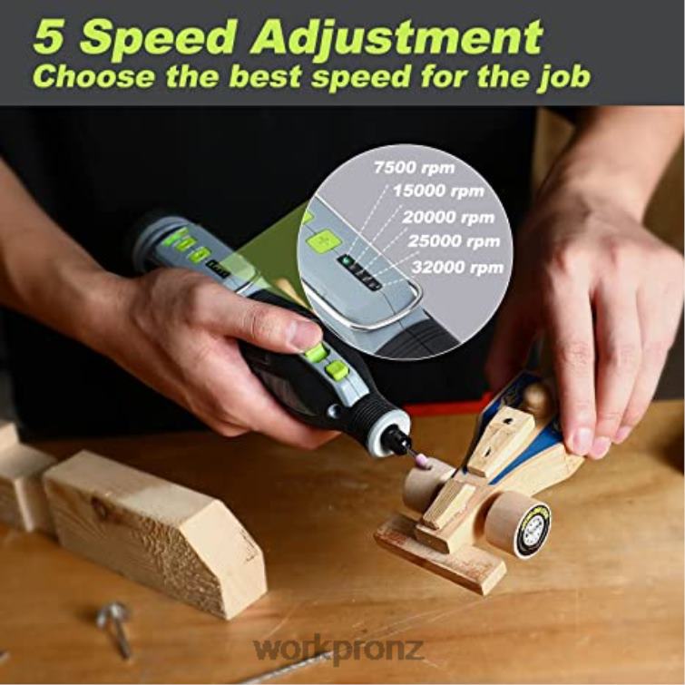 12V Cordless Rotary Tool Kit & 276-piece Rotary Tool Accessories Kit & 8-Piece Clamp Set & 4-in-1 Staple Gun Kit 8884L317 Morden WORKPRO Tool