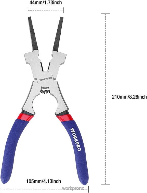 Welding Pliers, Multi-Functional CR-V Steel Welding Pliers 8884L74 New WORKPRO Tool