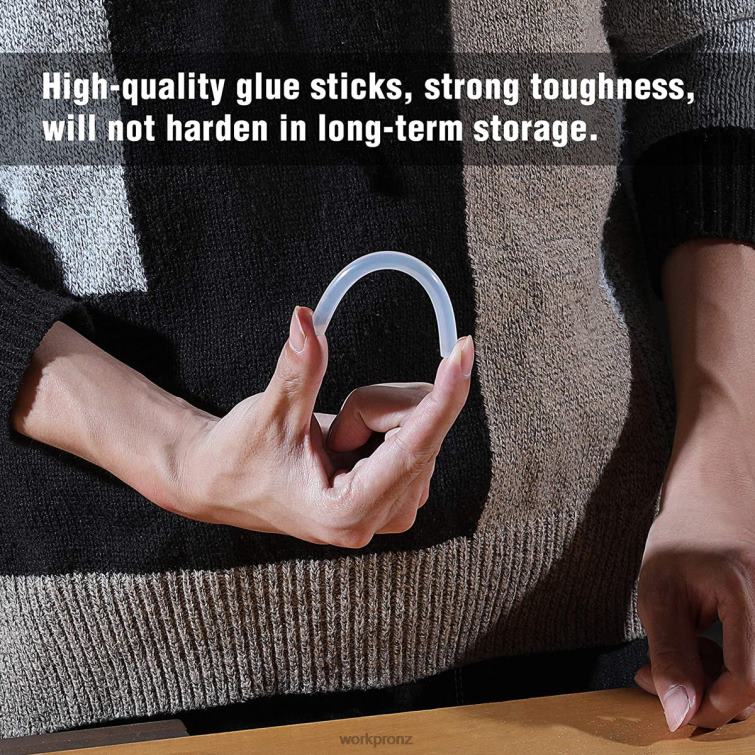 100-pack Full Size Hot Glue Sticks Compatible with Most Glue Guns 8884L196 New WORKPRO Tool