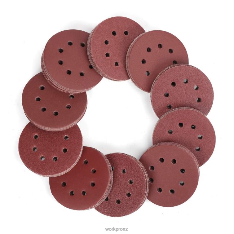 150 Pcs Sanding Discs Set for Random Orbital Sander 8884L197 Helpful WORKPRO Tool