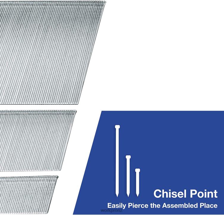 6000 Count Universal 18 Gauge Brad Nails for Pneumatic Electric Brad Nailer 8884L207 Helpful WORKPRO Tool