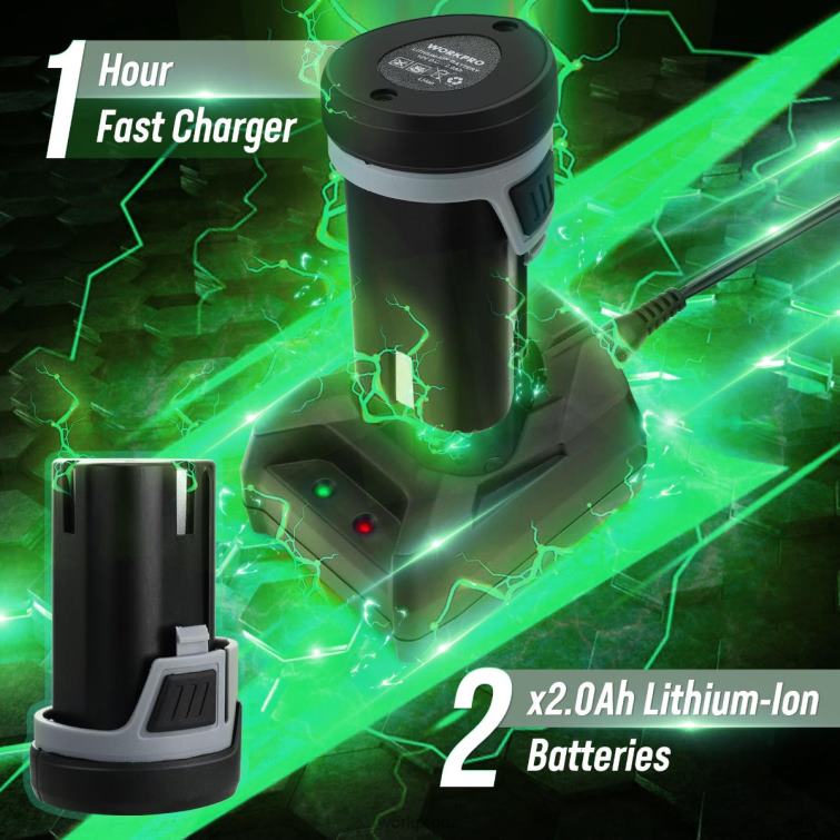 6-Inch Dual Action Cordless Car Buffer Polisher with 2 pcs 12V Rechargeable Battery 8884L238 Morden WORKPRO Tool