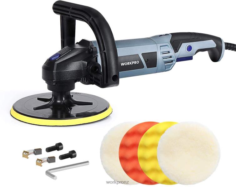 Detachable Handle Buffer Polisher with Accessories 8884L231 Helpful WORKPRO Tool