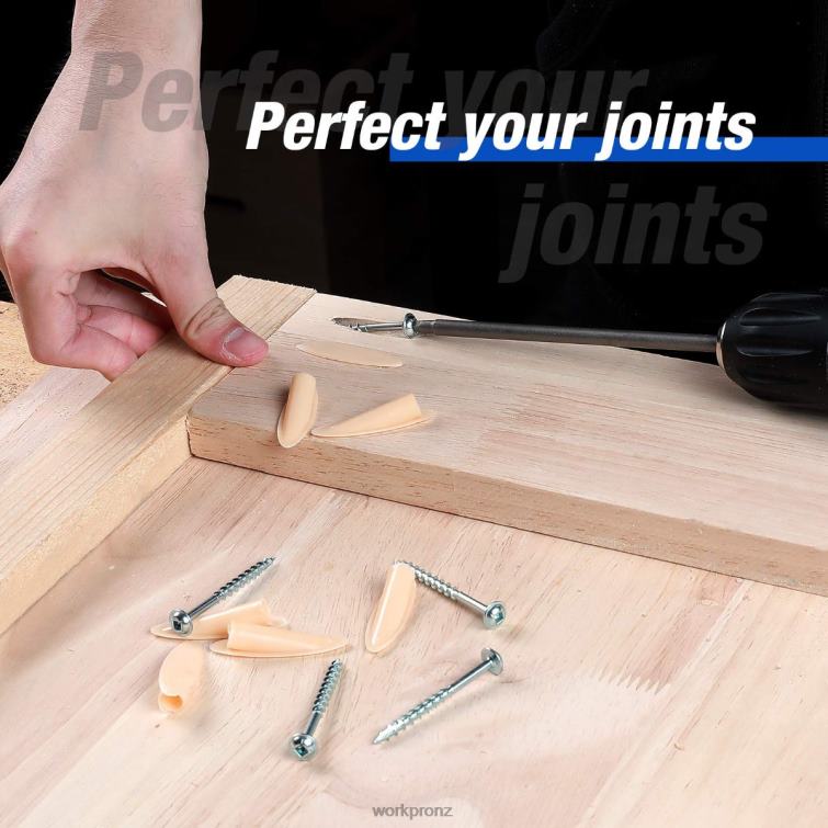 Plastic Plugs Coarse Square Driver Screws Pocket Hole Jig Kit 8884L201 Morden WORKPRO Tool